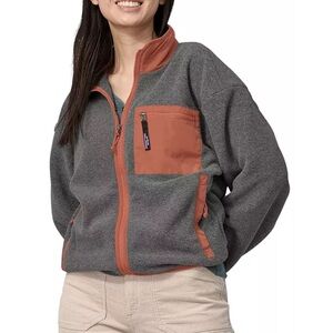 Patagonia Synchilla Jacket - Nickel/burl red